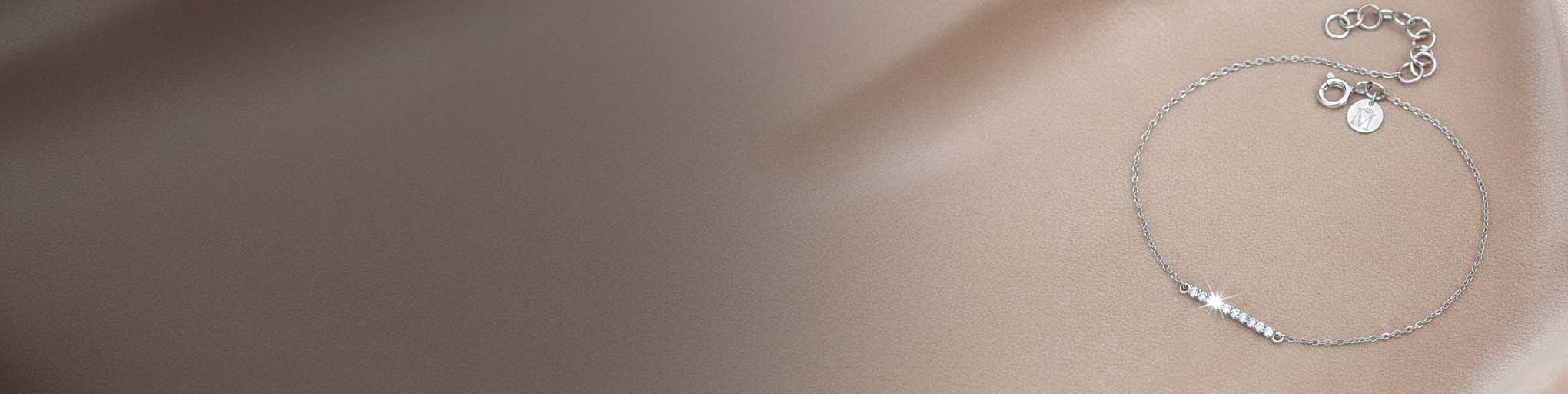 Bracelets Diamant Or Blanc