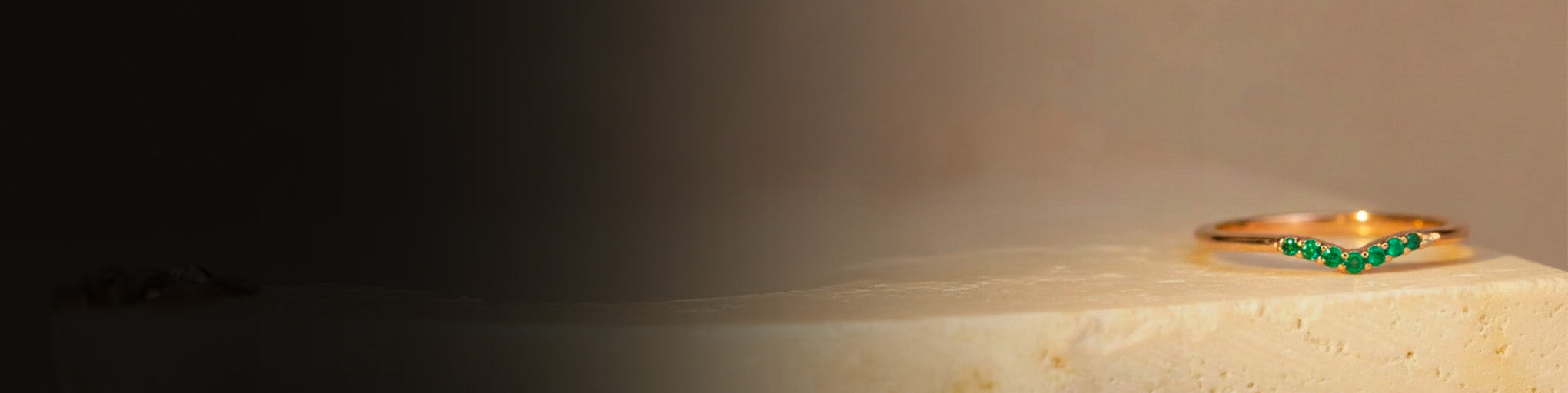 Bagues Émeraude Vermeil