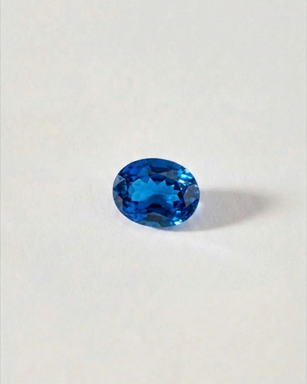 Santa Maria quality aquamarine in emerald cut, showcasing an intense blue with no green undertone