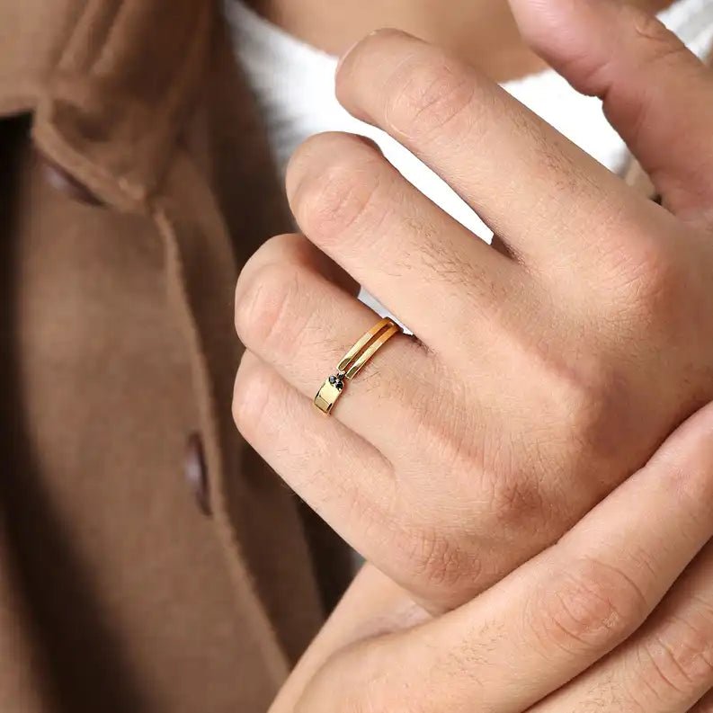 Vibhu Black Diamond Ring