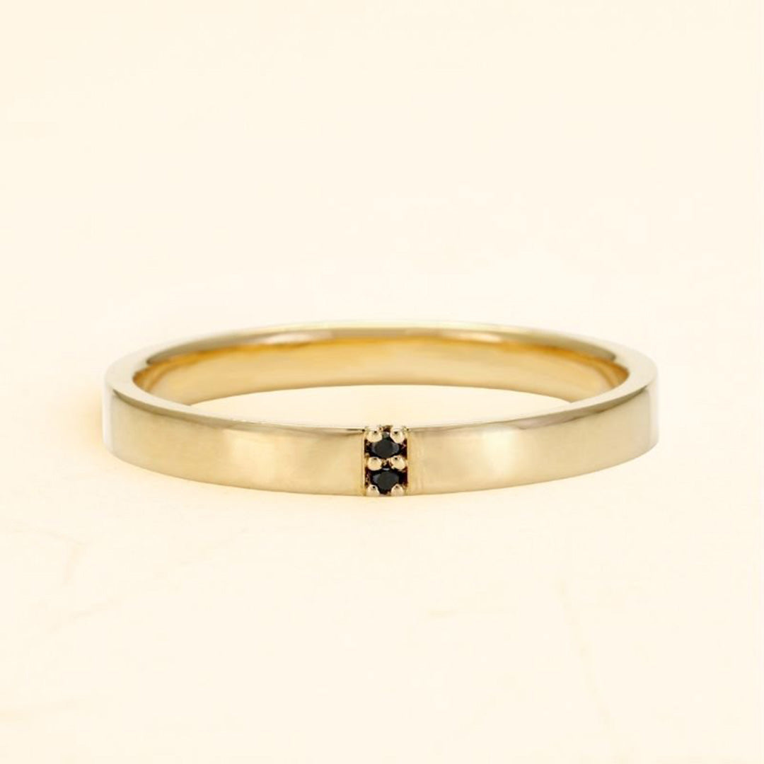 Bague Kabir homme diamant noir