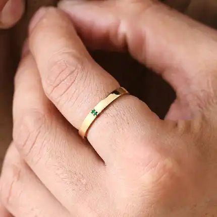 bague en emeraude Kabir or 18 carats pour homme