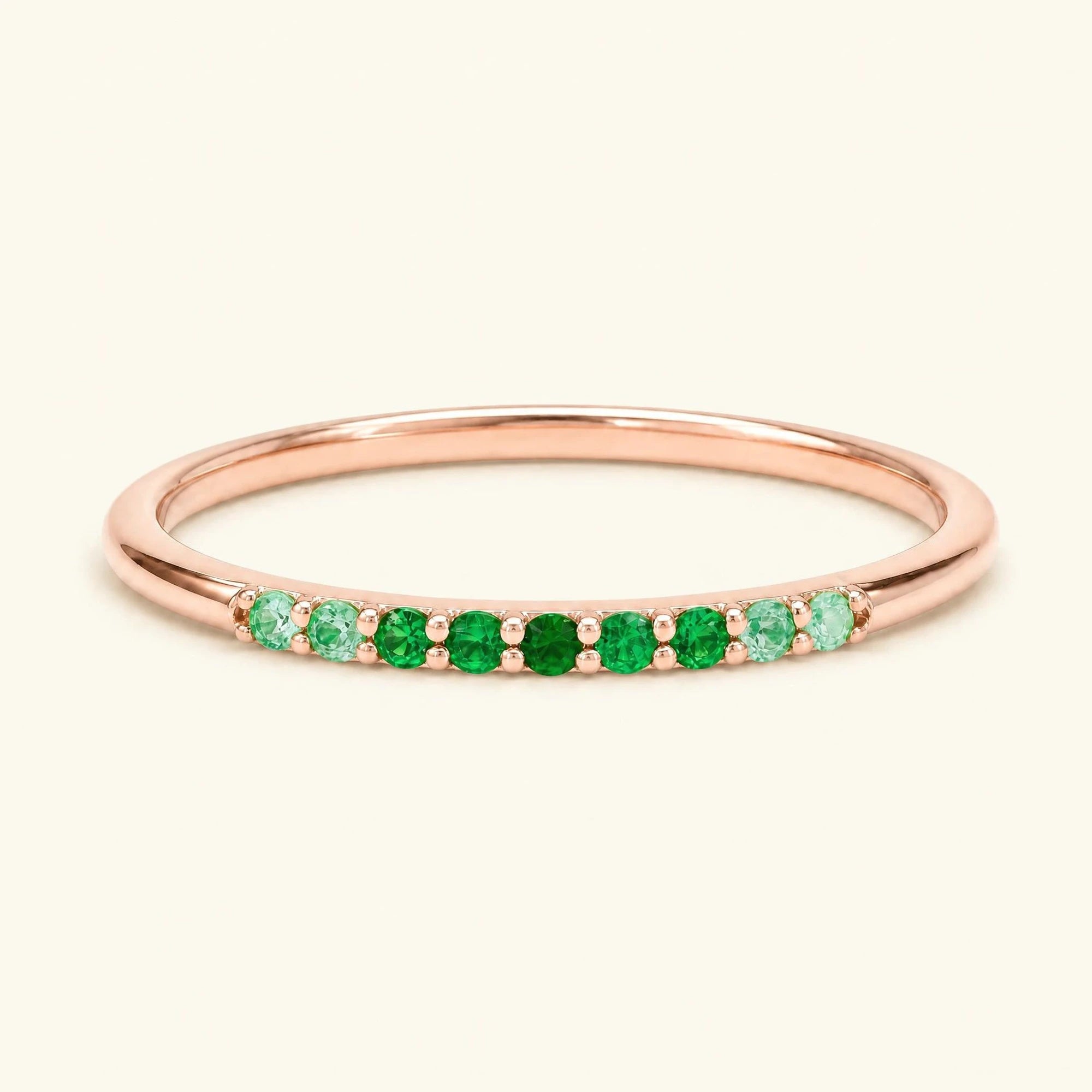 Bague kiran canope or rose 18 carats