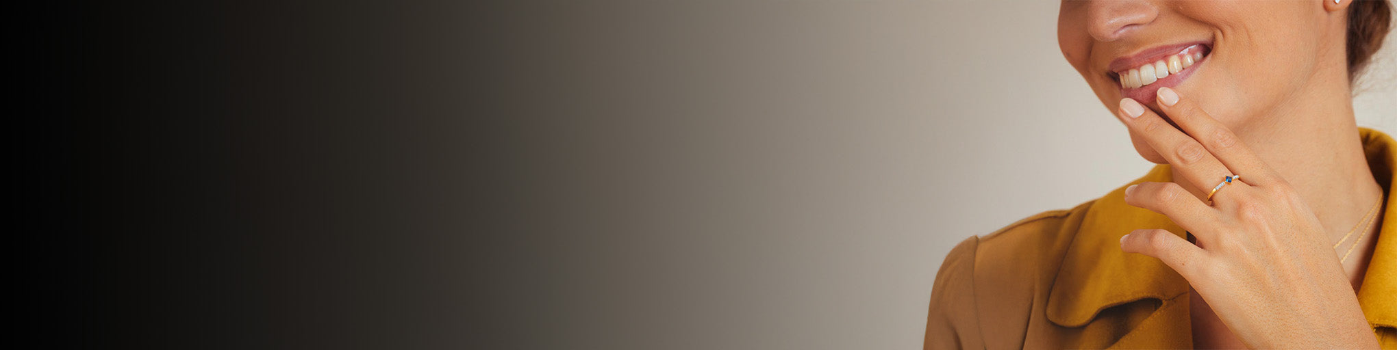 bague or jaune saphir kali