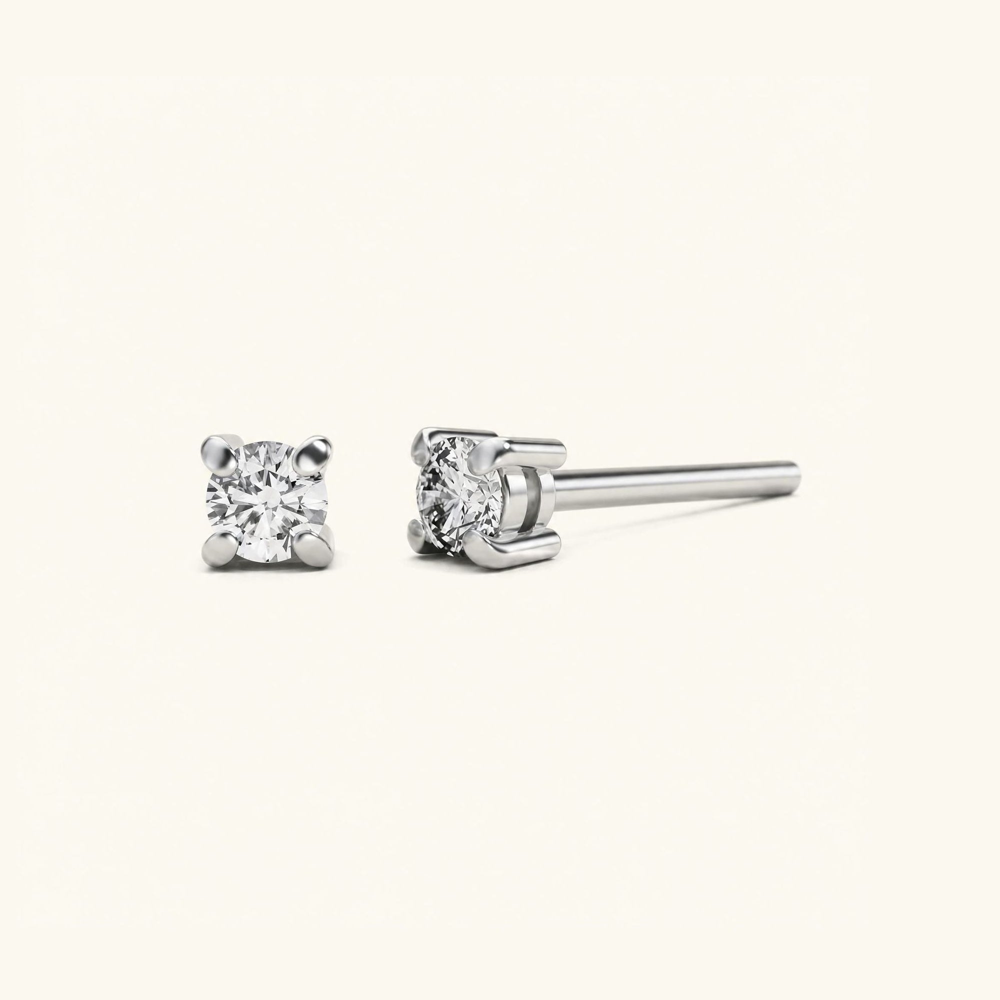 Saral Diamond earrings - white gold