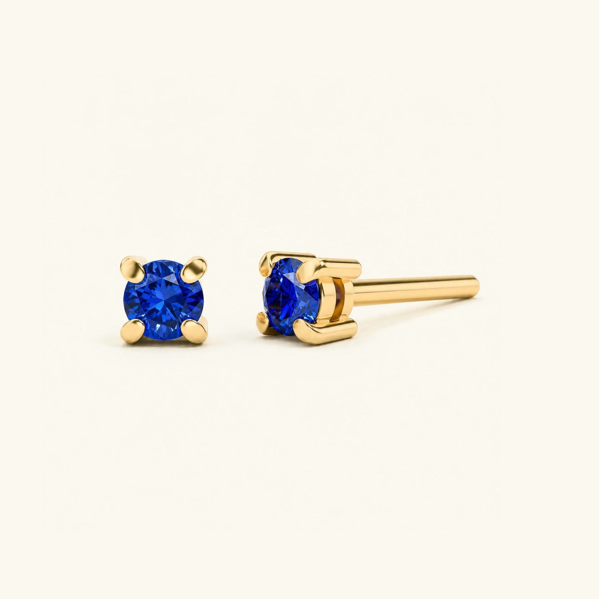 Saral Sapphire earrings - yellow gold