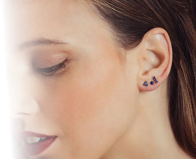 Sapphire earrings