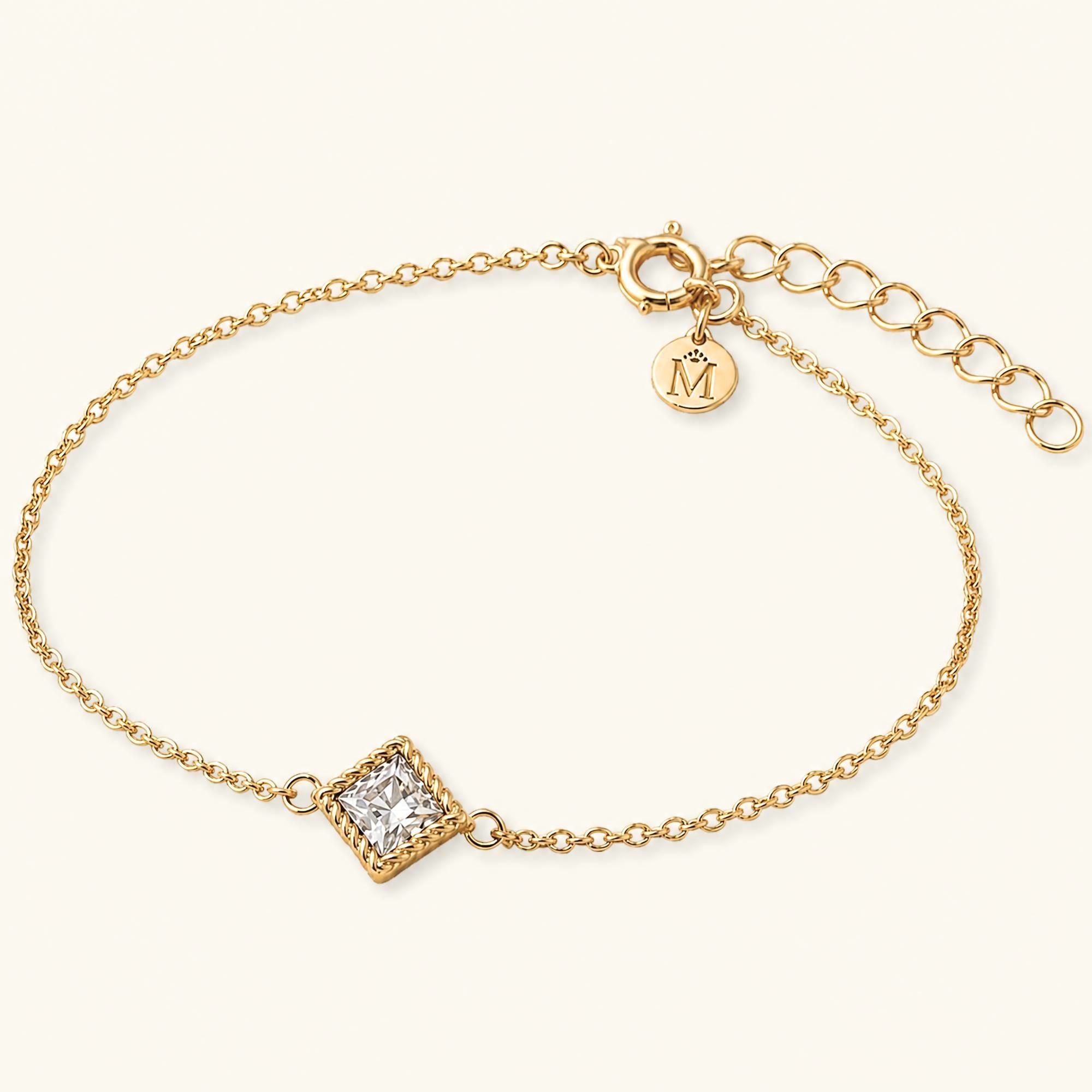 Bracelet Indrani diamant en or jaune 18 carats