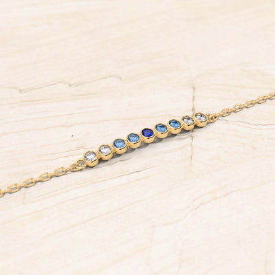 Noor Sapphire Horizon Bracelet