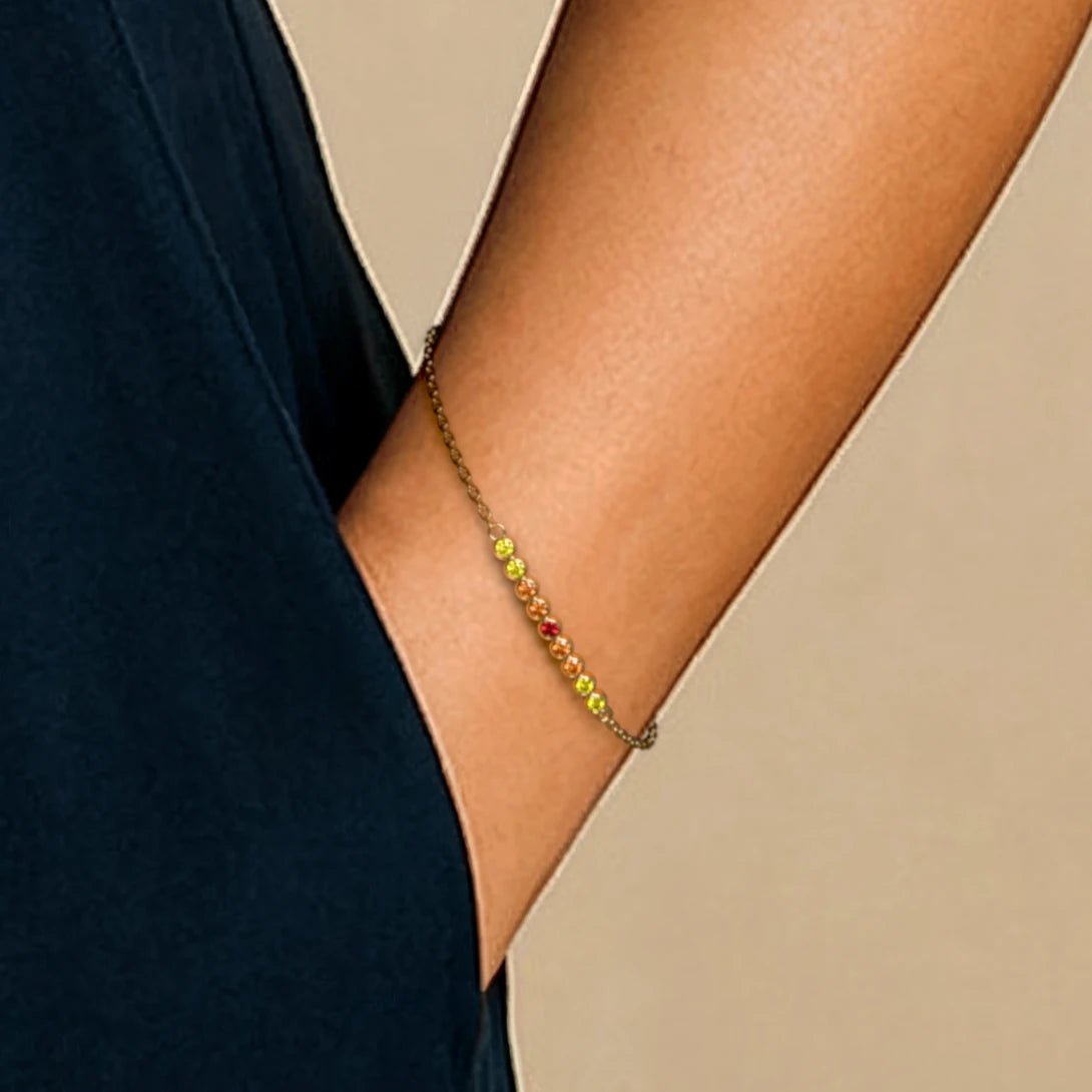 Noor Sunset Sapphire Bracelet 