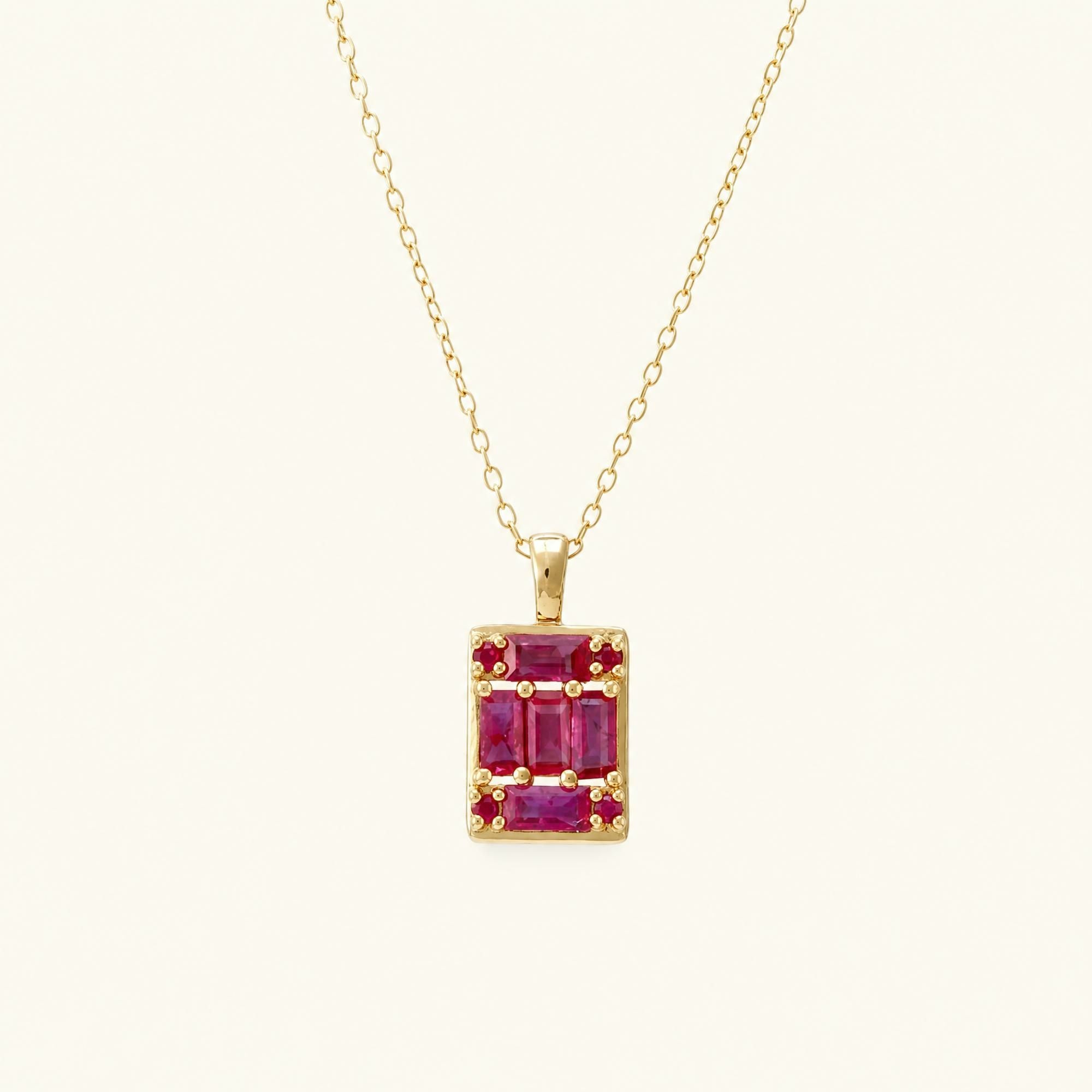 collier atma rubis