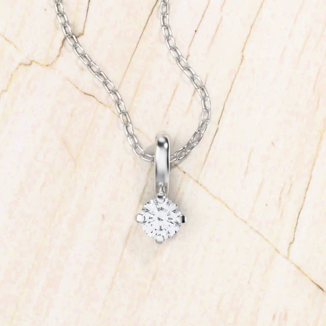 collier diamant en or blanc 18cts