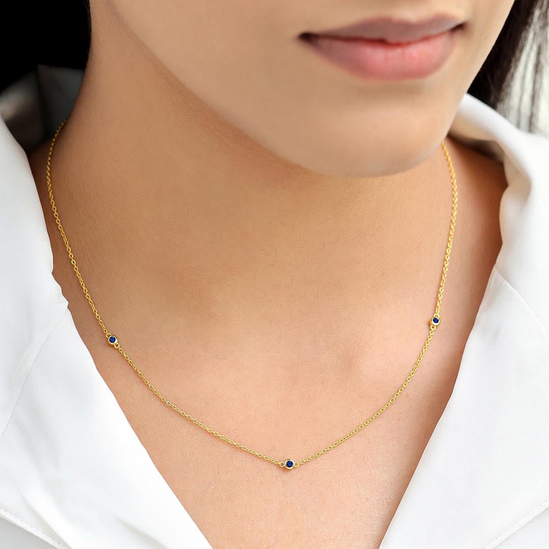 Asonya Sapphire Choker Necklace