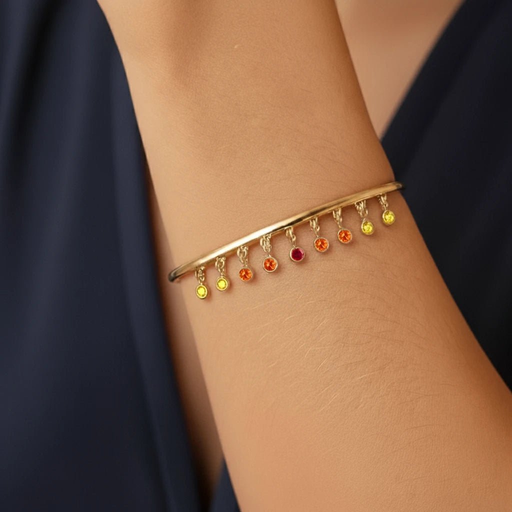 Megha Sapphire Sunset Bangle